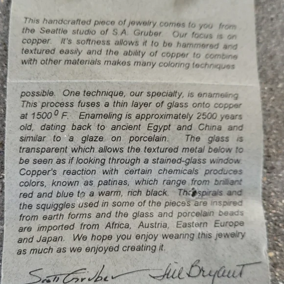 S. A. Gruber Earrings - Picture 4 of 5